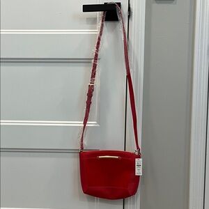 NWT Talbots Red Crossbody Bag